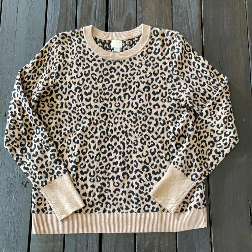 NWOT Leopard Print Sweater